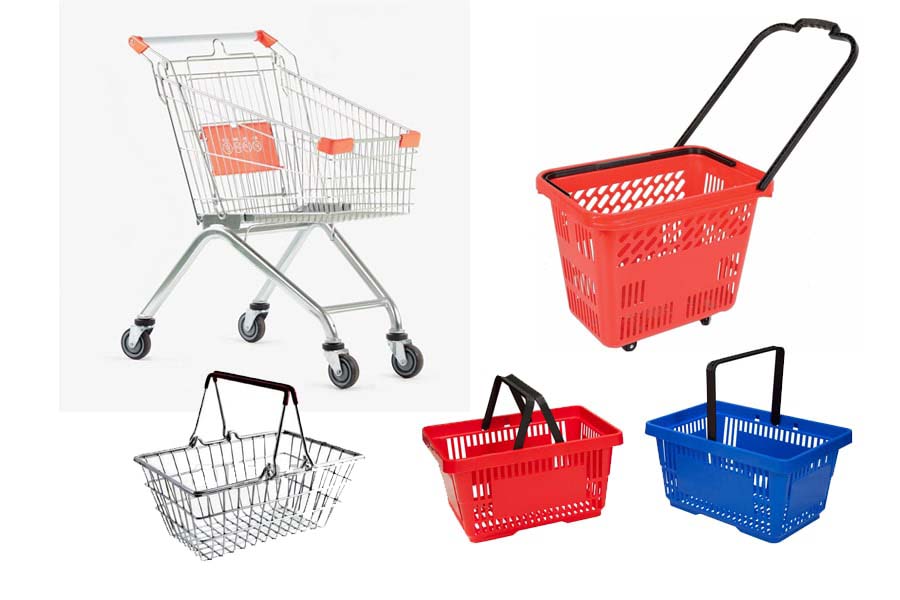 ALIŞVERİŞ ARABALARI VE SEPETLER